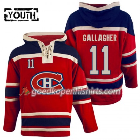 Montreal Canadiens Brendan Gallagher 11 Rood Hoodie Sawyer - Kinderen